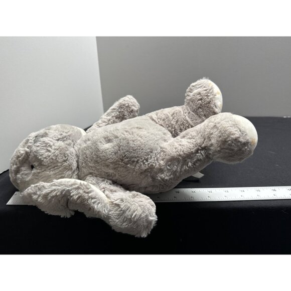 15.5" Cloud B Gray Hugginz Bunny Soft Plush Gold Stars Stuffed Animal Toy - Picture 7 of 7